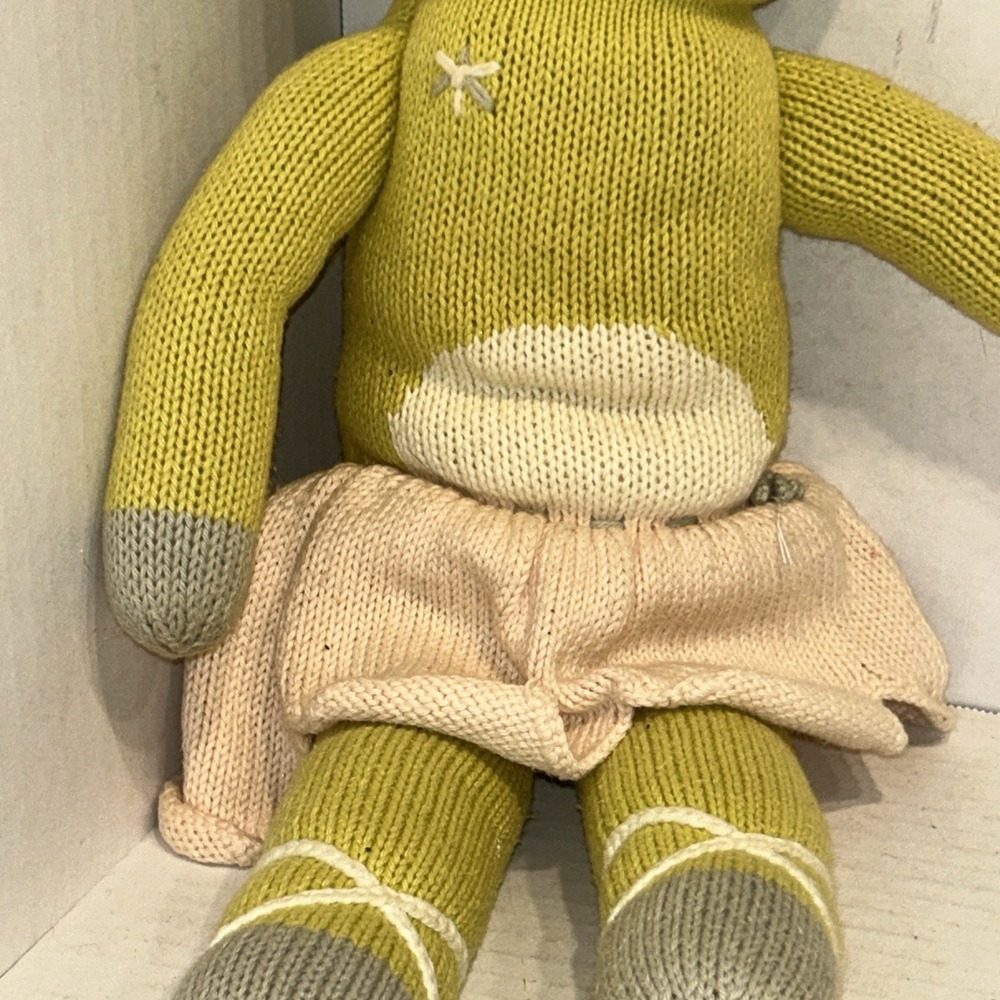 Blabla Lilipop Frog Ballerina 14" Doll Cotton Knit Plush P4 - Picture 3 of 6